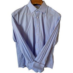 Luxury Business ta Business 100% Egyptian Cotton Dress Shirt Size 18, 36/37